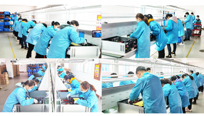 Bms haute tension Lifepo4 avec contacteur relais 45S 144V 50A 2U 6