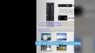BMS 128S haute tension pour une gestion fiable de l'énergie ESS