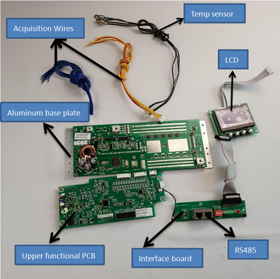 15S 16S 100A BMS 48V Smart BMS plaque en aluminium pour batterie au lithium 5kwh avec écran LCD avec RS485 pour télécommunications