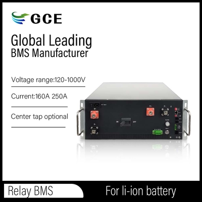 Système de gestion de la batterie haute tension GCE 190S 125A BMS maître esclave avec relais BMS NMC LTO LFP stockage d'énergie solaire