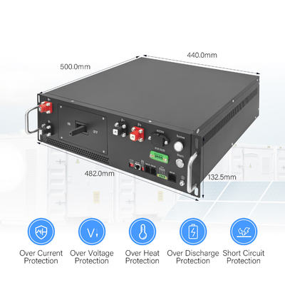 Système de gestion de la batterie haute tension BMS 160S614.4V Travailler avec Deye Sofar Inverter 125A avec système de stockage d'énergie
