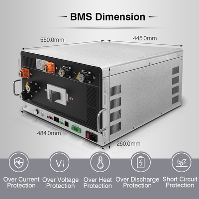 BMS à haute tension 160S512V 400A Solution de stockage d'énergie par batterie Lifepo4 BMS pour UPS Batterie au lithium ESS Batterie à batterie Lifepo4