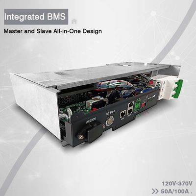 40s Bms intégré pour Lifepo4 batterie 128V 100A 50A Canbus Rs485