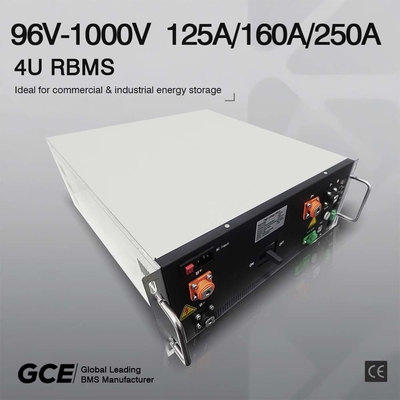 Système de batterie solaire 160S, 512V 250A haute tension maître esclave BMS