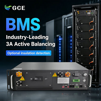 3U rack haute tension BMS 176S 563.2V 125A pour le stockage photovoltaïque solaire, la sauvegarde UPS et le microréseau