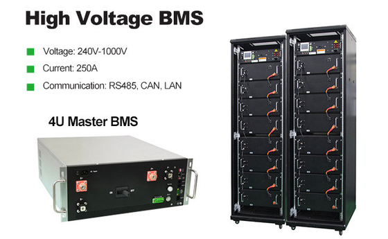 GCE Batterie au lithium-ion Bms 75S 250A 240V Solution de relais Haute tension