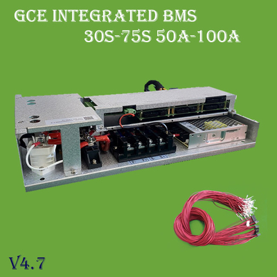 Système de gestion de batterie 75S BMS pour véhicule électrique EV 240V 100A