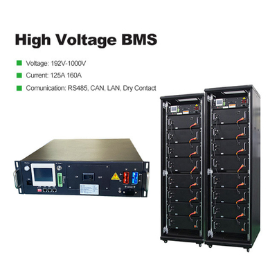 LFP NMC LTO Batterie BMS, 120s 125A 384V Système de gestion de la batterie haute tension